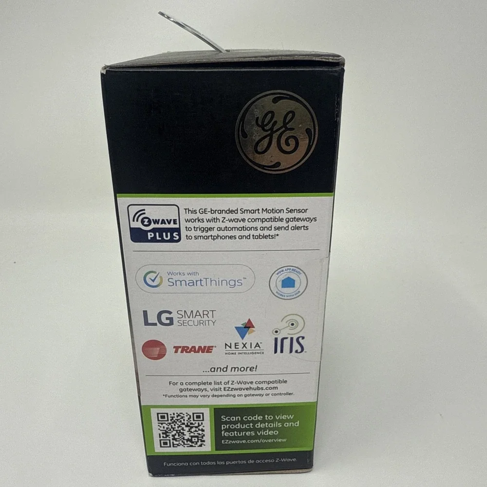 GE Portable Wire-Free EZSmart Motion Sensor Z Wave Plus Monitor W/mobile